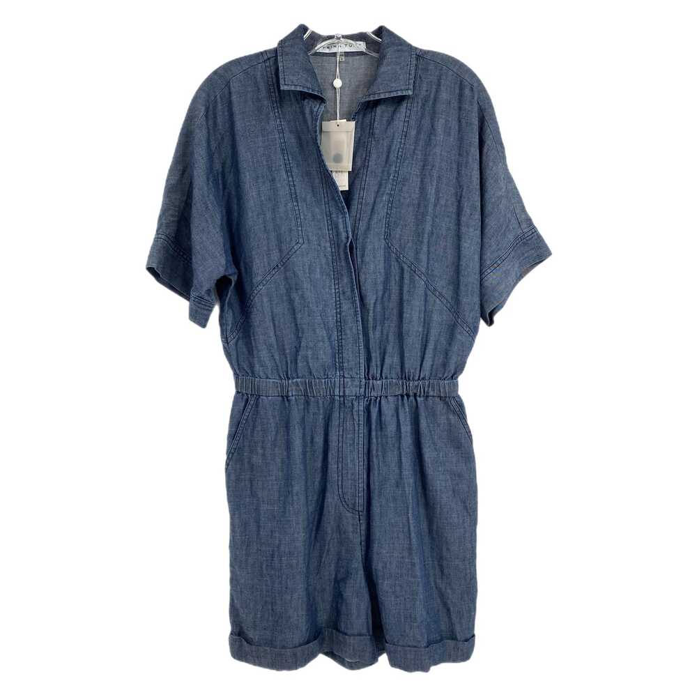 Trina Turk Blue San Joaquin Denim Romper | Size XS